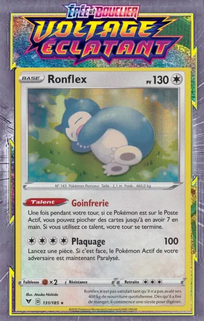 Ronflex Holo - EB04:Bright Voltage - 131/185 - New French Pokemon Card