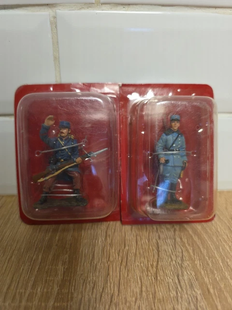 Lot Soldats De Plomb Légion Étrangère - Hachette - 65mm - Sous Blister - Occasion