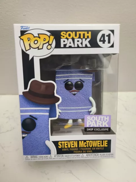 Funko Pop! Steven McTowelie #41 South Park Shop Exclusive + Sticker New  Mint