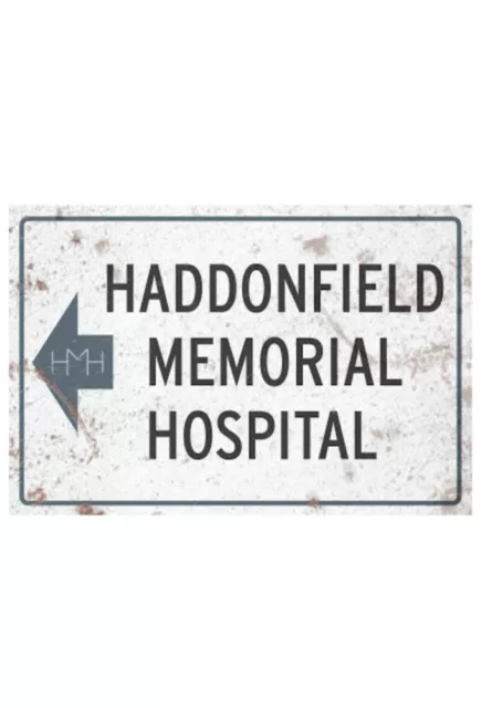 Trick or Treat Studios HALLOWEEN II Haddonfield Memorial Hospital Sign NEW