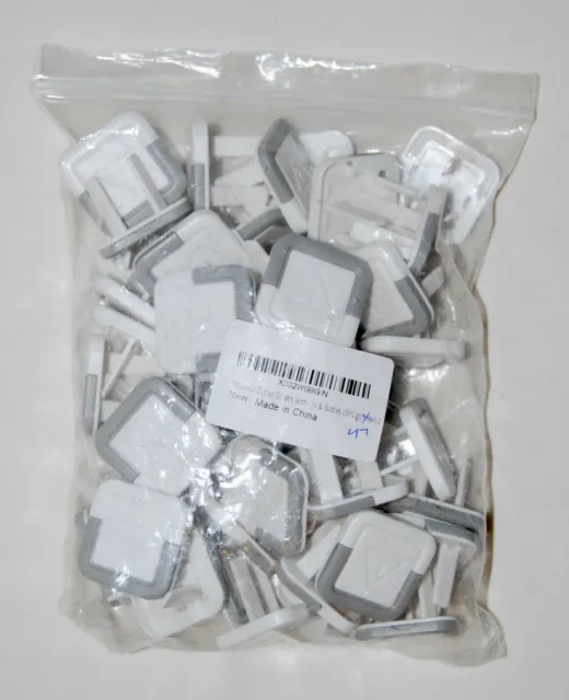 New 47pc Australia/China/New Zealand Type I 3-Prong Plastic Outlet Safety Covers