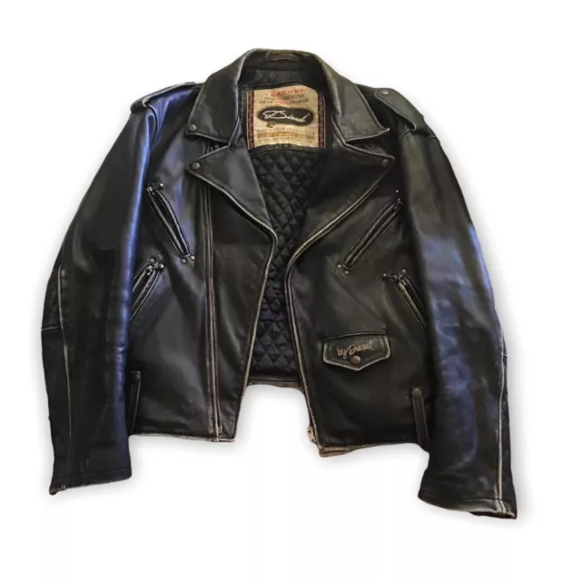 Giacca Da Bikers (Chiodo) In Vera Pelle - Uomo - Diesel - Taglia Xl