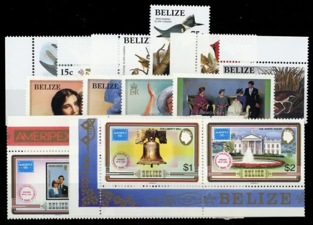 1985, Belize, 784-89 u.a., ** - 1749662