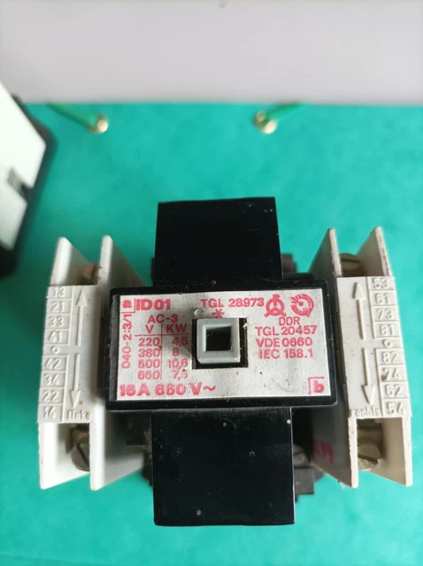 Schütz Schaltschütz Luftschütz Relais Contactor Romeico Hebebühne H224 FOG 449