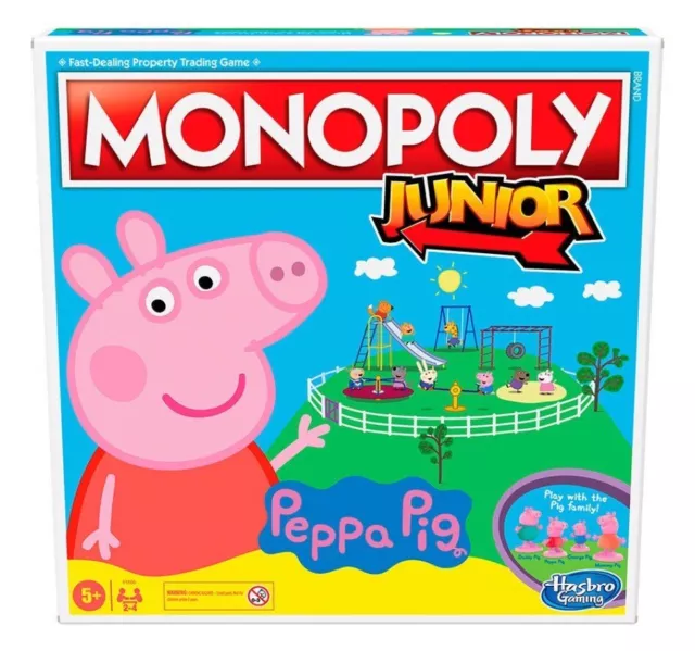 MONOPOLY Junior - Peppa Pig Edition Board Game Ages 5+ NEW and SEALED