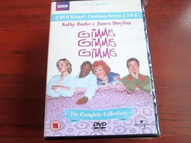 Gimme Gimme Gimme: The Complete Series 1 2 3 Collection  (DVD) NEW  Kathy Burke