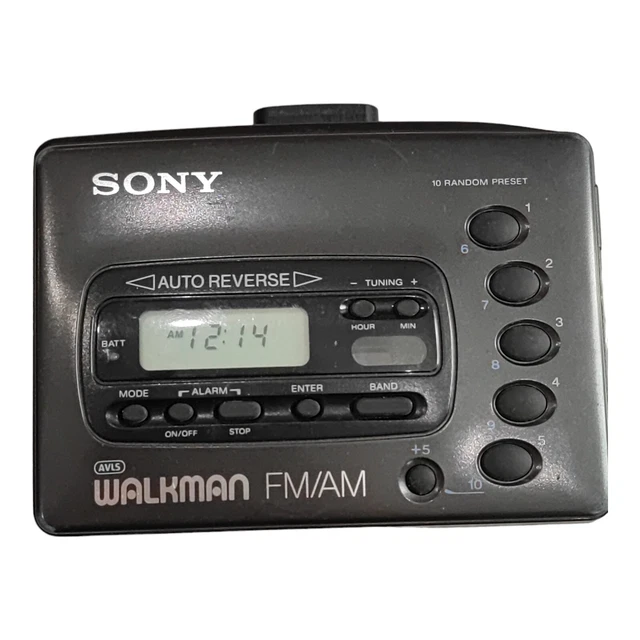Sony Walkman WM-EX651 – Lecteur Cassette Portable – Argenté – Fonctionne – Vintage 2004