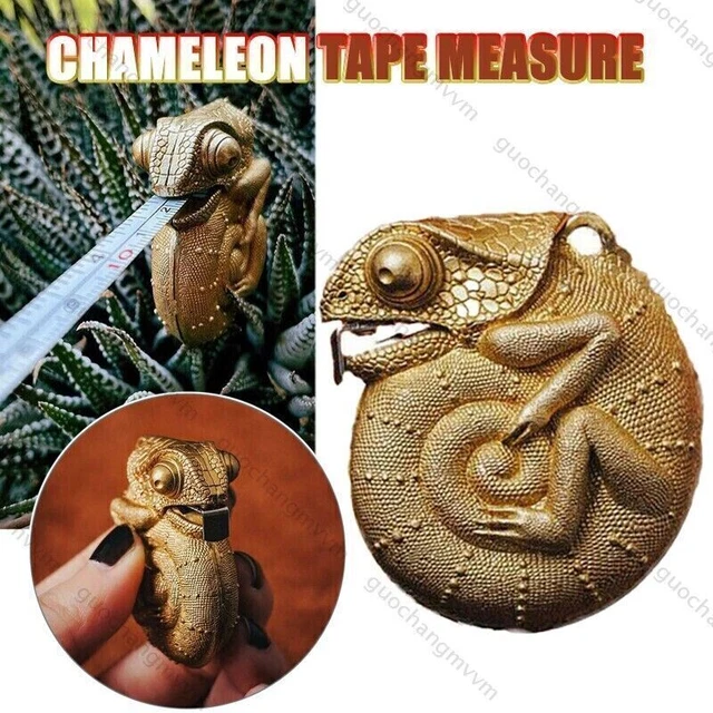 Chamäleon-Maßband aus Aluminiumlegierung Maßband Tierfuß Metrisches Maßband