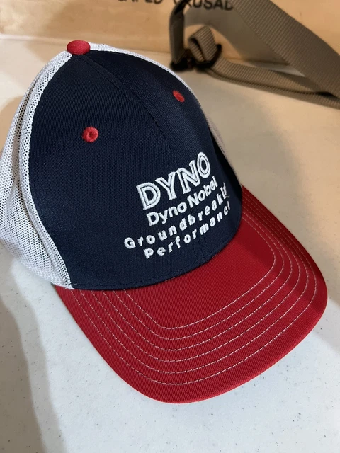 Fitted Hat DYNO Nobel Mining Blasting Hat Never Worn