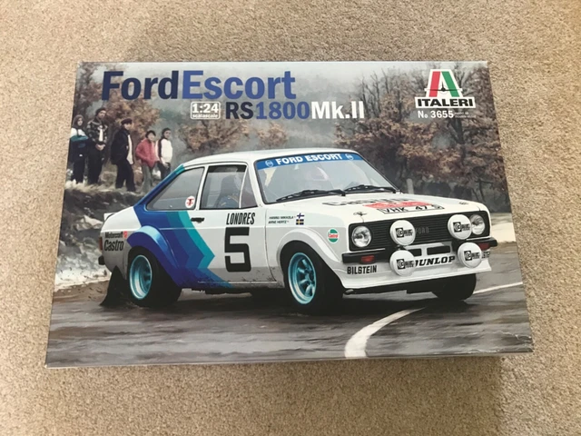 ITALERI 1:24 FORD Escort RS1800 Mk2 WRC Rallye Monte Carlo Kit No 3655 EUR 31,63 - DE ITALERI 1:24 FORD Escort RS1800 Mk2 WRC Rallye Monte Carlo Kit No 3655 EUR 31,63 - DE