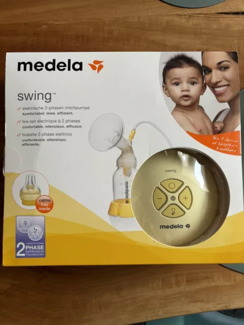 Medela Swing 2-Phasen Milchpumpe mit viel Zubehör