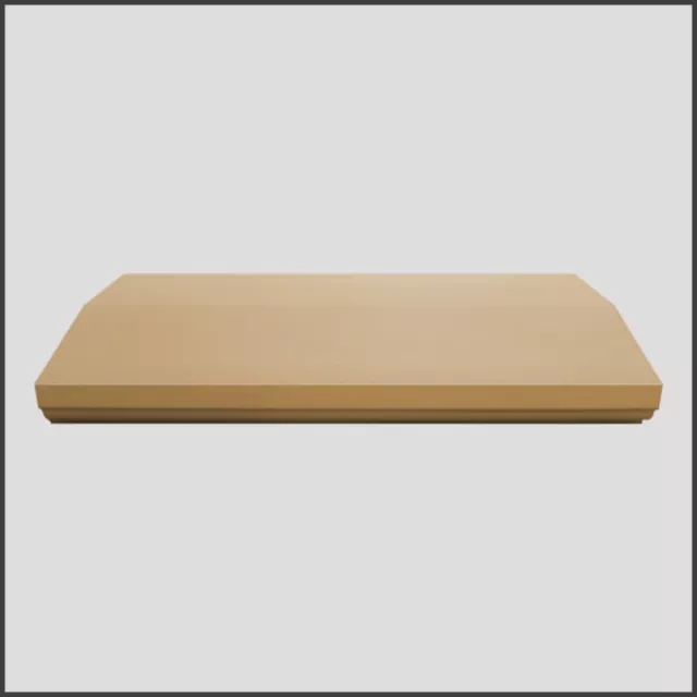 Ogee Wall Coping 665mm x 215mm, Cast Stone, 3 Colours, Free UK Mainland Delivery