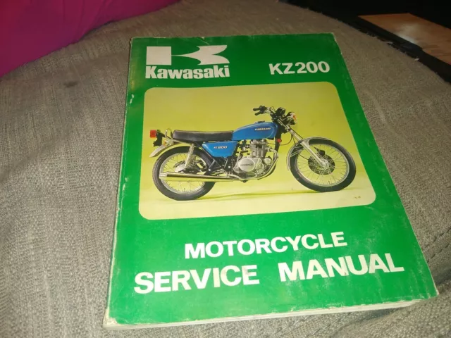 Kawasaki KZ200 motorcycle service Manual