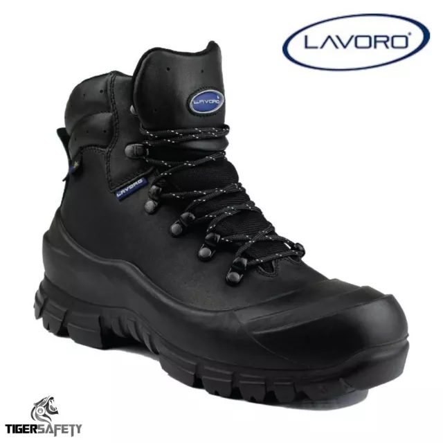 Lavoro EXPLORATION LOW S3 100% Imperméable Noir Acier Orteil Securite Ppe