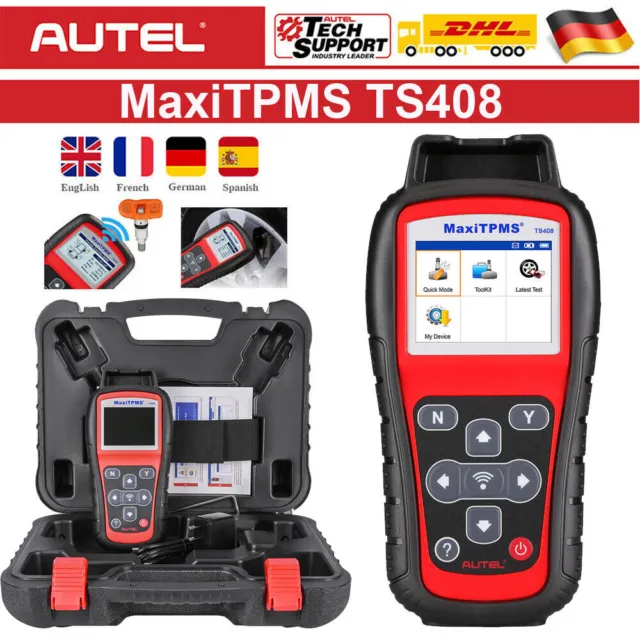 Dispositivo de aprendizaje Autel TS408 TPMS dispositivo de programación sistema de control de presión de neumáticos DE