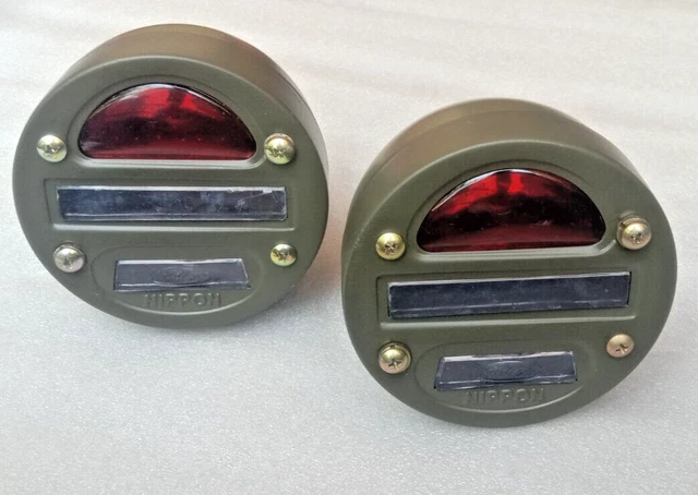Feux Arrière Militaires ‘œil De Chat’ 4 Pouces – Pour Jeep Willys MB, Ford GPW, Neufs, En Acier