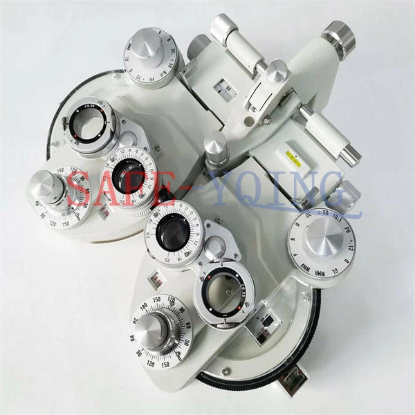 Minus Manual Phoropter Vision Tester Optometry Refractor Creamy White Color NEW