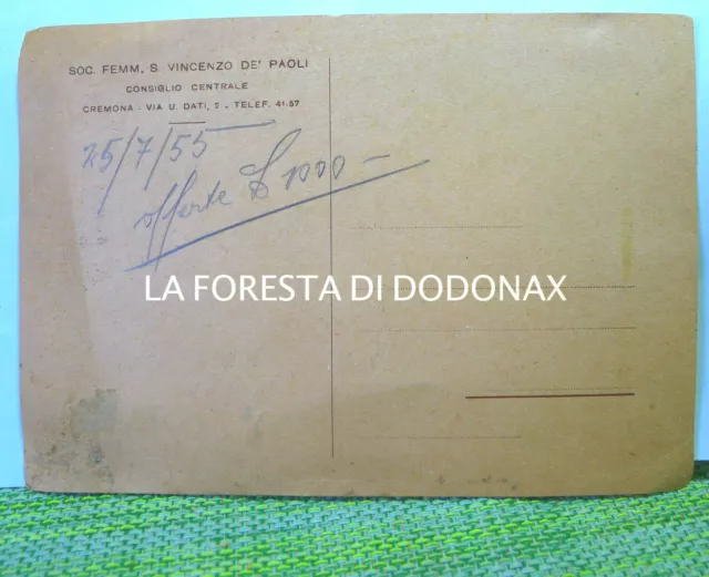 Cartolina Cremona Vincenzo De Paoli Ponte Selva Clusone Bergamo 2