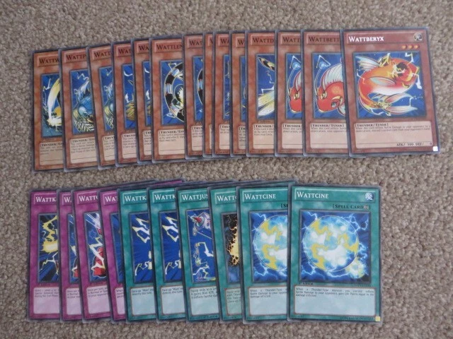 YUGIOH! WATT DECK Builder Card Set 13.47 - PicClick UK