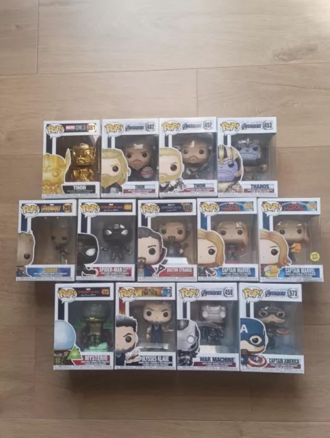 Funko Pop ! Lot De 13 Figurines Marvel