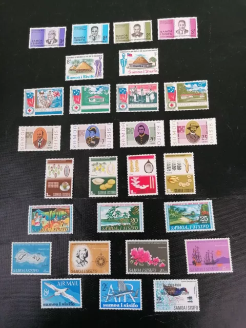 Samoa U/M  Mint Stamps, 1967-1968 , inc Sets, High Values