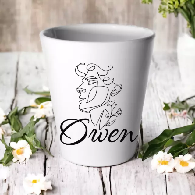 Nome personalizzato vaso pianta maschio fiore succulento personalizzato compleanno nuovo regalo casa