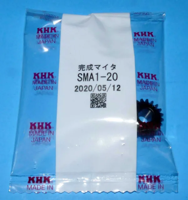 KHK SMA1-20 - Module 1 - 20 Tooth Hardened Carbon Steel Miter Gear