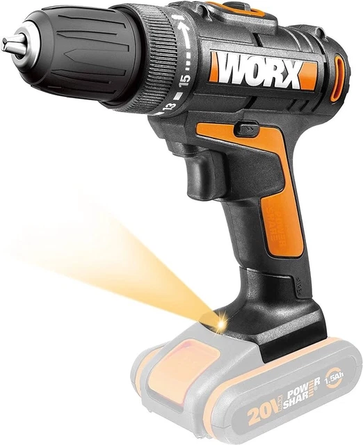 **READ DESCRIPTION** WORX WX101.9 Cordless Drill 20 V