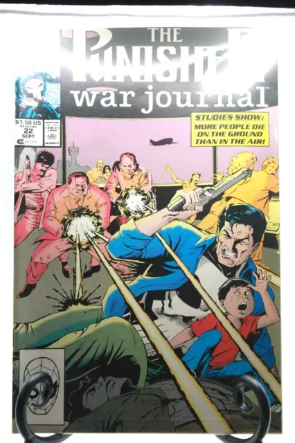 Punisher War Journal #22 (1988 Series) Direct Vol. 1 Marvel Comic Book Sep 1990