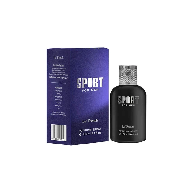 La French Sport For Men Eau De Parfum Long Lasting Perfume Perfect Gift 100ml