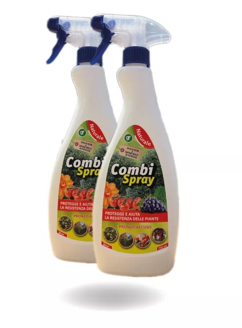 Combi Spray - Miscela Olio Di Neem + Sapone Molle Potassico | Pronto Uso 1,5 Lt