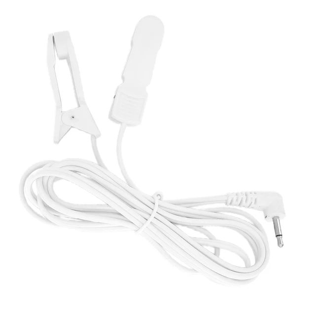 Câble De Fil TENS Fil 'électrode De Clip 'oreille Portable De 2 5 Mm