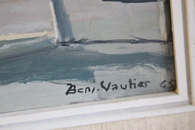 Tableau Benjamin VAUTIER (1895-1974) Carouge Genève (31091) 2
