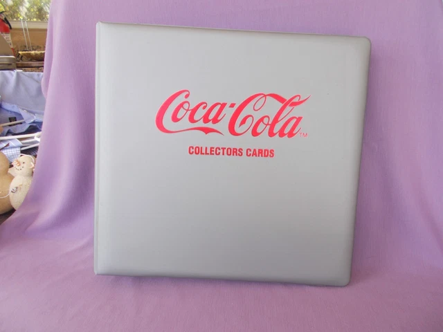 COCA COLA COLLECTOR CARD ALBUM + 423 CARDS and CAPS