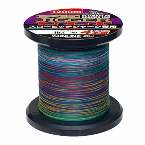 SUNLINE Fishing Line PE Jigger ULT4 Set SPJ 1200MB 30lb #1.7 PE Braid