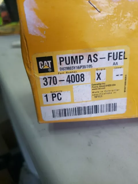 Make Offer Oem Caterpillar 3704008 Pump As Fuel