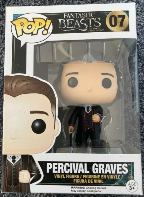 Fantastic Beasts/Percival Graves/Vinyl Figure/Funko Pop/No 07/Harry Potter/New