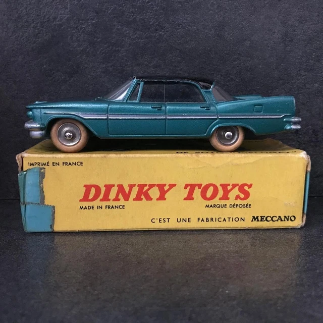 Dinky Toys France De Soto Diplomat N°545 - Rose Toit Noir - Boîte AAA - Occasion
