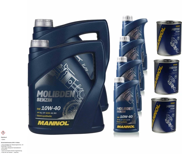 Huile Moteur MANNOL 10W-40 Ceramic Pro - Bidon 5 Litres - Pour Nombreuses Marques