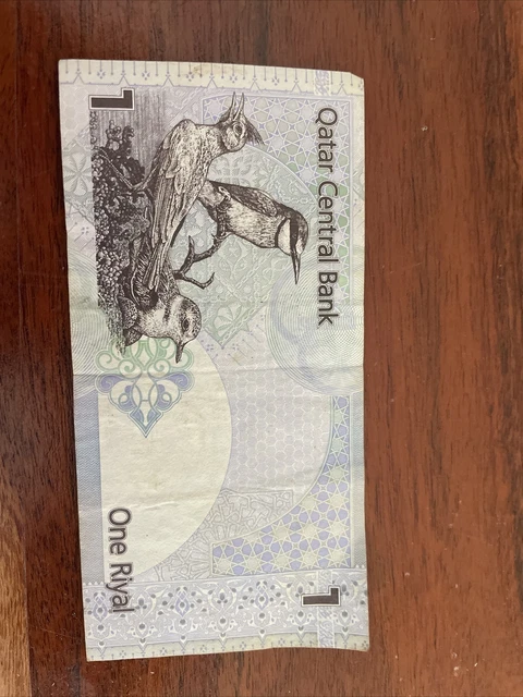 Qatar 1 Riyal P 28 New signature 2015 UNC
