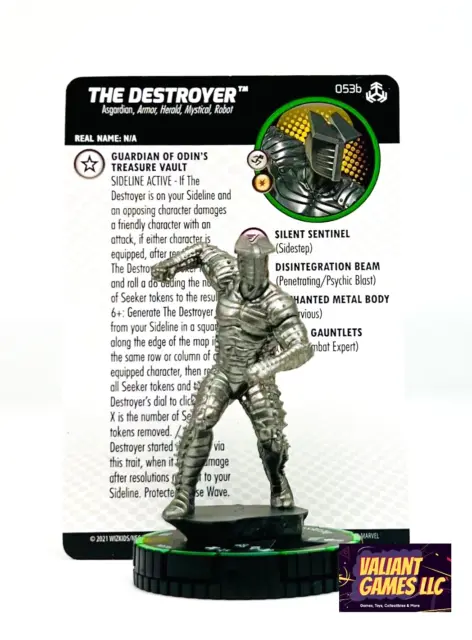Marvel Heroclix The Destroyer #053b w/ Card Avengers War of the Realms Set
