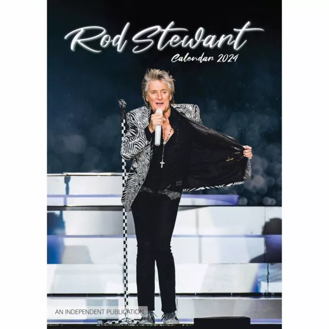 Rod Stewart A3 Calendar 2024 - Entertainment - Month To View