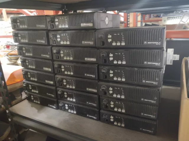 Lot of 20 Motorola MaxTrac Low Band VHF Mobile High Power 60 Watt Radios