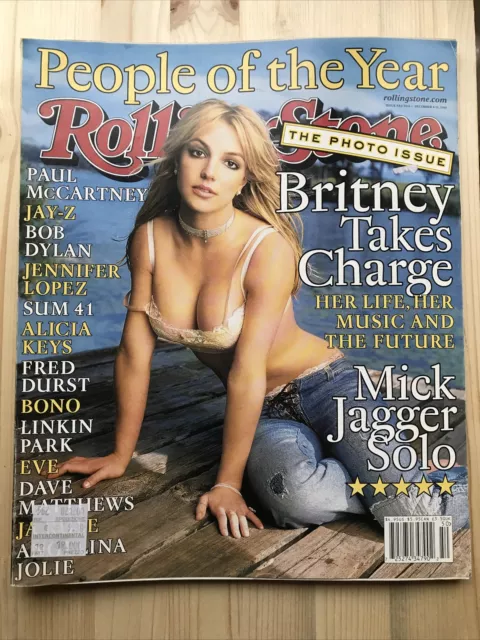 Rolling Stone Magazine, Britney Spears - Issue 883/884 December 6-13, 2001  #