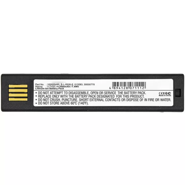 Batería recargable para Honeywell Voyager 1202 1472G Xenon 1902g 8675i 2000mAh