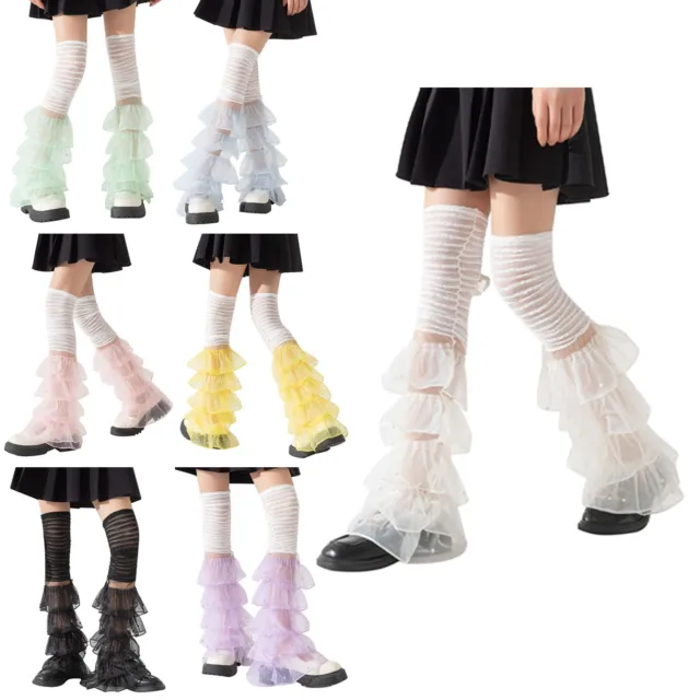 Kids Girl's Stockings Elastic Band Socks Fans Pantyhose Wedding Sock Multiple