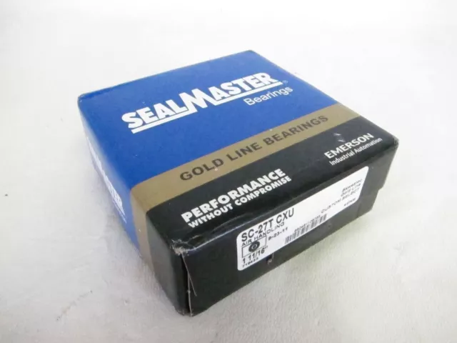 Sealmaster SC-27T CXU 1 11/16" Air Handling Skwezioc Gold Line Bearing  