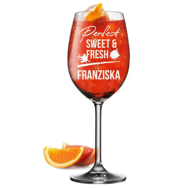 Leonardo Aperol Spritz Glas mit Gravur - Frauengeschenk zum Muttertag