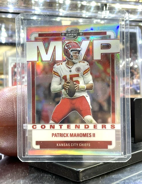 2022 Panini Contenders Optic Patrick Mahomes Ii Mvp Contenders Silver Holo Prizm