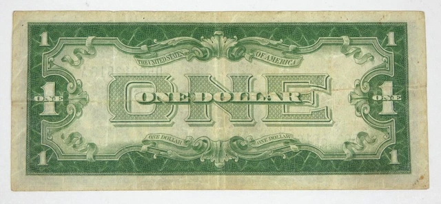 BARGAIN Series 1934 Blue Seal $1 Silver Certificate Note VERY FINE  Fr#1606 2